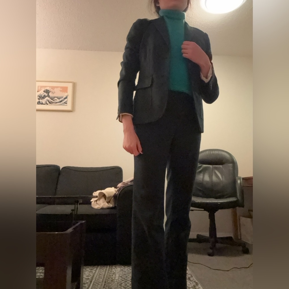 Banana republic women’s suit size 0 navy
